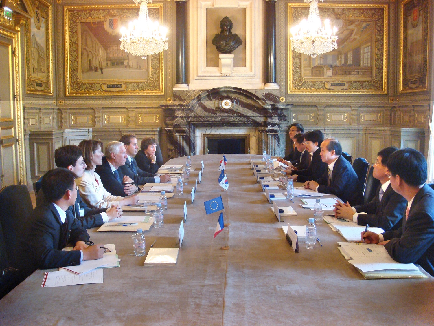 [09_10_07]Official Visit by the Chief Justice of Korea to France and Denmark
