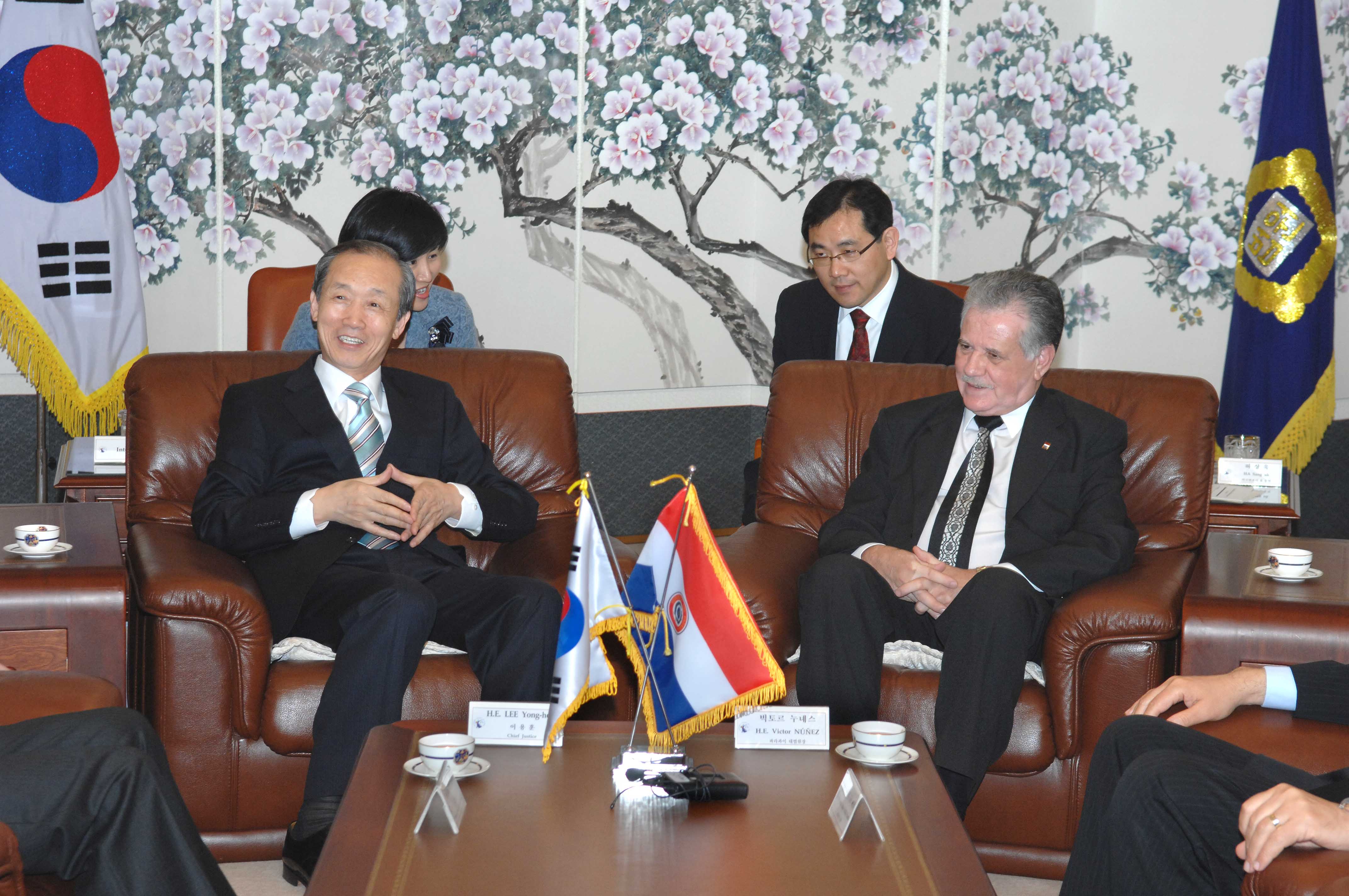 [03_23_08]Chief Justice of Paraguay officially visits the Supreme Court of Korea
